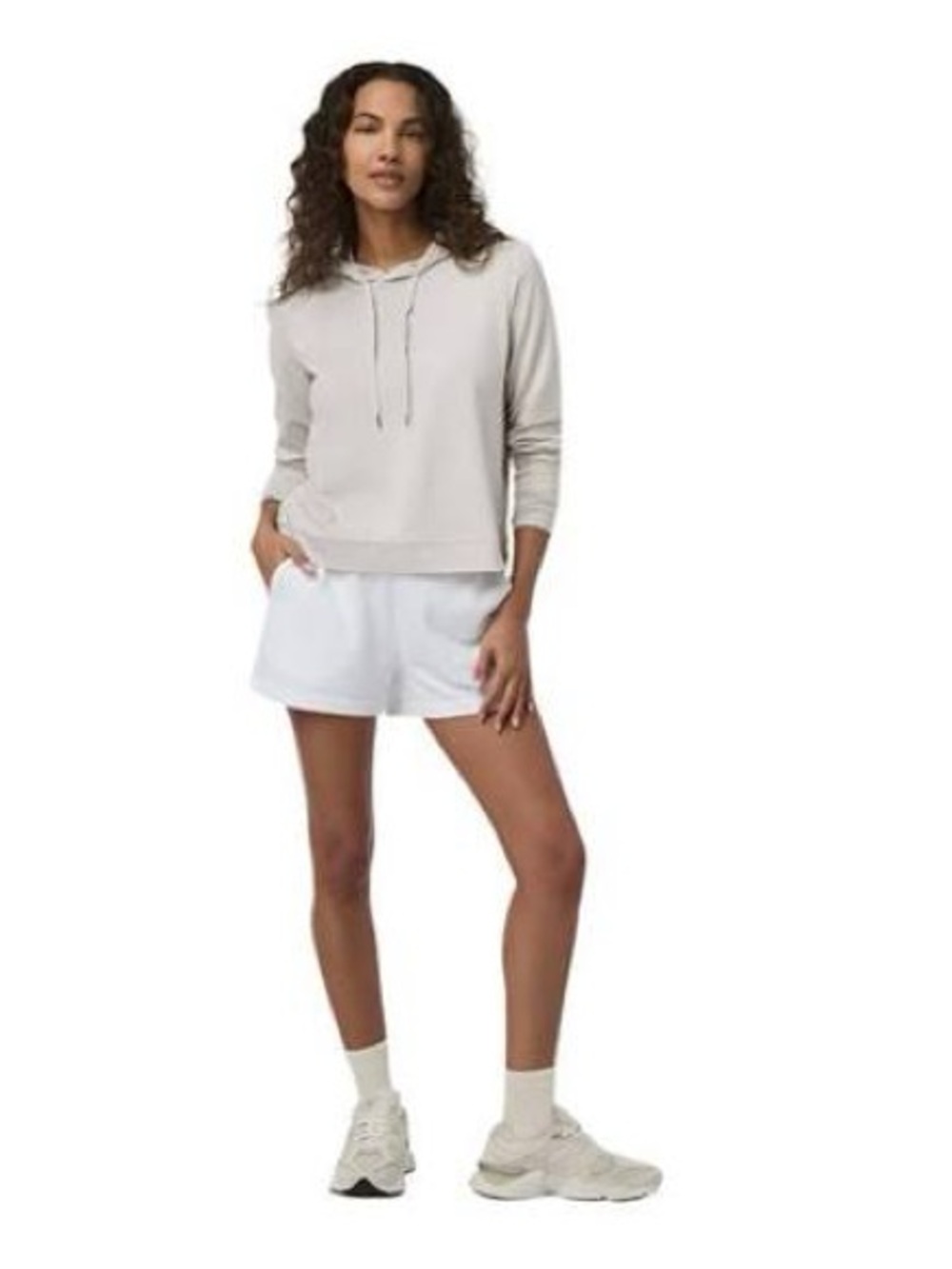 Vuori Halo Essential Hoodie- Ecru Heather XS NWT